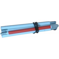 Bastón plegable para ciegos 5 secciones (107 cm)