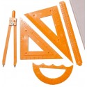Set de escuadras Braille - Pequeño